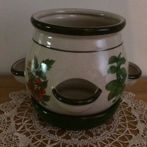 Strawberry type herb planter